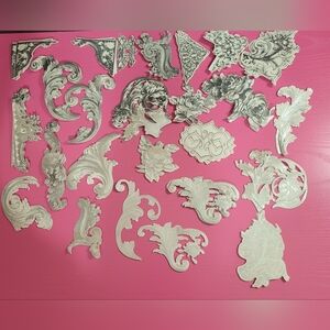 Anna Griffin Silver Foil Embellishment Set. (0197)